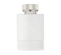 Tête de vanne thermostatique programmable intelligente avec connectivité Zigbees, pour application Tuya Smart Lifes pour contrôle à distance et commande vocale de la température, planification