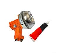 Tête d'engrenage de rechange pour tondeuse à gazon, tube de 26 à 28 mm, alliage d'aluminium épais, résistant aux obstructions, pièces de débroussailleuse, accessoire d'outils de jardin (D)