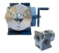 Tête D'indexation De 6/8 Pouces, Tête D'indexation De Mandrin À 3 Mâchoires | For Une Utilisation Horizontale Ou Verticale, Axe Rotatif De Fraiseuse CNC(6in/160cm-FH-125)