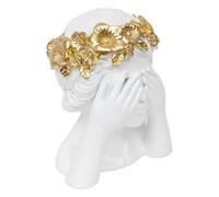 Tête Femme Déco Wild Romance 22cm Blanc