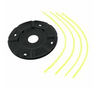 Tête Herbe Fer pour robuste 12cm 4 Lignes Nylon Tête Herbe Fer | Coque en fer moulé, 4 lignes nylon, diamètre 12cm, , faible vibration, haute durabilité
