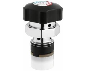 Tête interchangeable pour mitigeur - bouton noir - Presto Alpa et 3500 PRESTO