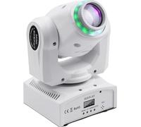 Tête mobile, LED RGB, contrôle DMX, blanc, prise EU