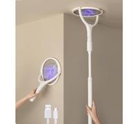 Tête Rotative Raquette Electrique Insectes Rechargeable Raquette Moustique Electrique Raquette Anti Moustique Electrique Tapetteà-A