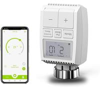 Tête Thermostatique Connectée et Intelligente,Intelligent Tête de Robinet Thermostatique Radiateur Connecté Programmable WiFi