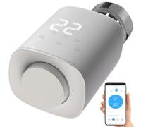 Revolt Tête thermostatique connectée pour radiateur avec écran LCD