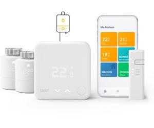 Tête thermostatique connectée TADO Thermostat V3+ Filaire et 2 Tetes termos
