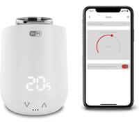 VEMER VE798100 THERMOPRO WIFI - Tête Thermostatique Connectée WiFi, Robinet Thermostatique Radiateur et Intelligente, Alimentation par Pile, Blanc