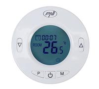 Tête thermostatique Intelligente PNI CT25T pour radiateur, se connecte sans Fil avec Le hub PNI CT25WIFI avec contrôle Internet, Application Mobile Tuya Smart