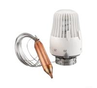 Tête Thermostatique pour radiateur M30x1.5 avec Sonde Externe - Vanne Matériau Ignifuge Pile pour chauffage pour sol 8-30°C