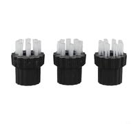 Têtes de brosse de rechange pour balai vapeur avec brosses en laiton et douces pour le nettoyage de surfaces sur les sols (brosse blanche M8)