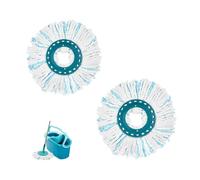 Têtes de Rechange pour Balai Serpillère,2 PCS Tête de Balai de Rechange Compatible Leifheit Serpillière Tête de Balai en Microfibre Dautement Absorbante,Disque de Nettoyage Rotatif pour Nettoyage