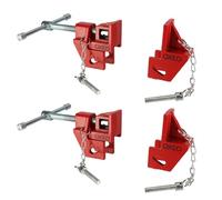 Têtes de serre joint dormant X2 - En fonte - pour bois 27mm - Système auto serrant - Adaptable à la longueur souhaitée