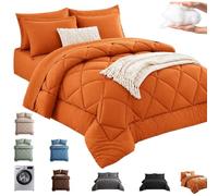 TETGSET Couette Easy Sleep 2 en 1, Nouveau Easy Sleep Couette avec Deux Taies d'oreiller, AdaptéE à Toutes Les Saisons, Lavable en Machine, Douce Et Respirante (Orange,230 * 230cm)