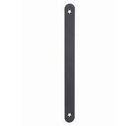 Têtière de rénovation borgne à bouts ronds - 230 x 20 x 2,5 mm - noir FTH THIRARD