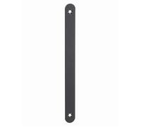 Tétière de rénovation borgne THIRARD 230x20x2.5 mm Noir Bouts ronds - 1390
