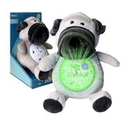 Tétine de sommeil pour bébé - Projecteur d'étoiles - Doudou lavable - Bruit, lumière et musique - Chien