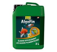 Tetra Pond AlgoFin Traitement de l'eau pour Bassin, 3L | Utilisez les produits biocides avec précaution|Avant toute utilisation, lisez attentivement les consignes d’utilisation