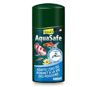 Tetra Pond AquaSafe - Conditionneur d’Eau pour Bassin - Adapte l'eau du robinet à la vie des poissons - Enrichi l’eau d'ingrédients importants et établit les bases d'une vie saine - 500 ml