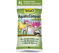 Tetra Pond AquaticCompost - Engrais, Terreau pour Fond de Bassin - Nutriments pour Plantes de Bassin de Jardin et d’Ornement - Favorise la Croissance des Plantes - 4 L