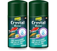 Tetra Pond CrystalWater - Clarificateur d’Eau de Bassin - Favorise Une Eau Cristalline - Agglomère et facilite l’élimination des Particules en Suspension - 250 ML (Lot de 2)
