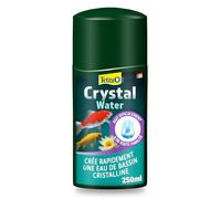Tetra Pond CrystalWater - Clarificateur d’Eau de Bassin - Favorise une Eau Cristalline - Agglomère et facilite l’élimination des particules en suspension - 250 ml