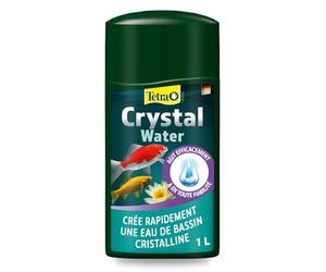 Tetra Pond CrystalWater - Clarificateur d’Eau de Bassin - Favorise une Eau Cristalline - Agglomère et facilite l’élimination des particules en suspension - 1 L