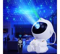 TEWWCEO Astronaute Projecteur Ciel Étoilé, Astronaute Projecteur Galaxie avec Télécommande, LED Projecteur Ciel Etoile avec 8 Modes Nébuleuses & 1 Modes Étoiles, pour Décoration des Chambres