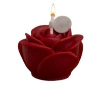 Tewzafiya Bougies en forme de rose,Bougie avec des fleurs de rose | Bougies romantiques d'aromathérapie aux fleurs de rose | Bougies en forme de bougie décorative en cire de soja Bougie parfumée pour