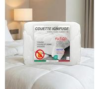 tex family Couette synthétique hivernale Ignifuge fabriquée en Italie homologuée - 1 carré