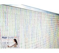 tex family Pablo © Rideau à Perles Anti-Insectes, en PVC, Anti-Bruit, Barre Metallique (Cm. 120x220, Multicolore)