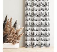 Tex family Rideau de rideau emballé fabriqué en Italie 150 x 280 cm - Convient pour tringle et rails - Impression iconique