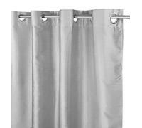Tex family Rideau SHAY en couleur unie gris perle 140 x 290 cm emballé