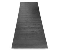 Tex family Tapis de cuisine en bois bambou gris uni - 50 x 75 cm
