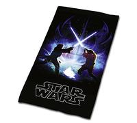 Tex Idea Star Wars Yoda Luke Lea Serviette de bain pour sauna plage 75 x 150 cm