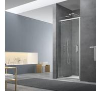TEX Set Porte de douche 80x195 cm + Poignée pour porte de douche + Pièce détachée, chrome brillant (SIKOTEXP80CRT-SET)