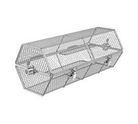 Texas Club panier rôtissoire en inox, 350 x 172 x 162 mm | Panier universel pour tournebroche - cuisson mains libres au barbecue