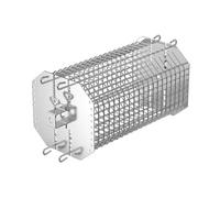 Texas Club panier rôtissoire inox réglable, 350 x 190 x 190 mm | Panier universel pour tournebroche - cuisson mains libres au barbecue