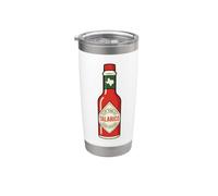 Texas Flip Tables Talarico Bouteille de sauce piquante Gobelet isotherme en acier inoxydable double paroi