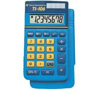 Texas Instruments TI-106 - Calculatrice de poche - 8 chiffres - panneau solaire, pile