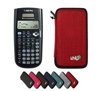 TI-36X Pro MultiView avec Housse de Protection WYNGS incluse Rouge - Calculatrice Scientifique - Pack de Base