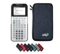 TEXAS INSTRUMENTS CALCUSO Pack économique: TI 83 Premium CE Python Edition Calculatrice Graphique + étui de Protection WYNGS Bleu + Etendue de CALCUSO