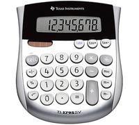 Texas Instruments TI-1795 SV Calculatrice de poche argent Ecran: 8 solaire, à pile(s) (l x H x P) 118 x 10 x 138 mm