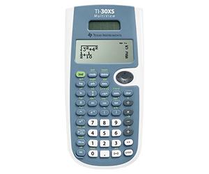 Texas Instruments TI-30XS MultiView Calculatrice Scolaire (jusqu'à 4 Lignes, Alimentation Solaire et Piles)
