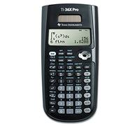 Texas Instruments TI-36X Pro Calculatrice scientifique Noir calculatrice - calculatrices (Calculatrice scientifique, 16 chiffres, 4 lignes, Solaire, Noir)