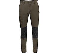 Texstar FP43 Tech Stretch Pantalon pour homme Vert/noir Taille W36/L30