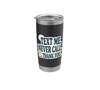 Text Me Lot de 6 mugs Introvert Crew Pride Mood Lover Gobelet isotherme en acier inoxydable double paroi