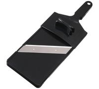 Texvora Tranche-chou, coupe-légumes polyvalent avec bord de coupe incliné pour trancher sans effort, lame en acier inoxydable, cache de protection, poignée ergonomique, 38 x 13 cm, noir