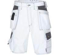 teXXor Canvas-Arbeitsshorts Bermuda blanc/gris 54