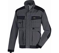 teXXor Veste à bretelles en toile Antigua Gris/Noir 3XL